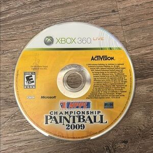 Xbox 360 Championship Paintball 2009 Game Disc